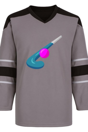 Coxcarrentals Blue Hockey Stick Flat Hockey Jersey