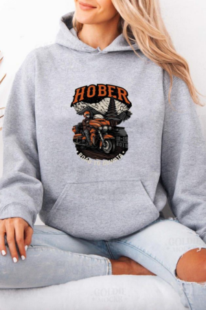 Coxcarrentals Camper Motorbike Curious Graphic Hoodie