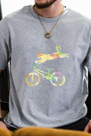 Coxcarrentals Cat Bike Cycling Bicycle T-Shirt