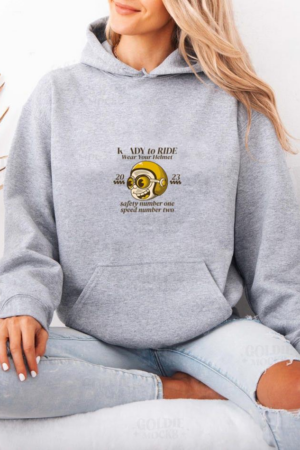 Coxcarrentals Cruiser Motorbike Happy Edgy Hoodie