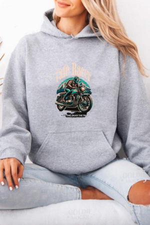 Coxcarrentals Driver Motorbike Curious Minimal Hoodie