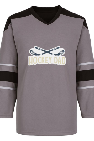 Coxcarrentals Hockey Dad Quote Badge Hockey Jersey