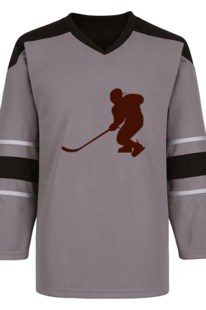 Coxcarrentals Hockey Ice Player Silhouette Hockey Jersey