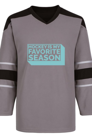 Coxcarrentals Hockey Is My Favorite Season Quote Cut Out Hockey Jersey