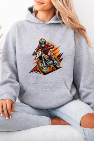 Coxcarrentals Nature Motorbike Focused Edgy Hoodie