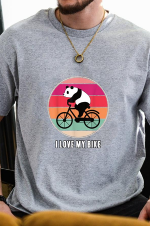Coxcarrentals Panda Bear Cyclist Bike T-Shirt
