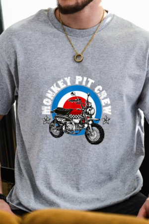Coxcarrentals Retro Monkey Bike Pit Crew T-Shirt