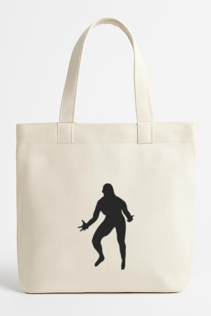 Coxcarrentals Volleyball Setting Position Silhouette Canvas Tote Bag
