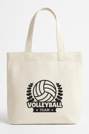 Coxcarrentals Volleyball Team Branches Badge Canvas Tote Bag