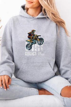 Coxcarrentals Wanderer Motorbike Peaceful Graphic Hoodie