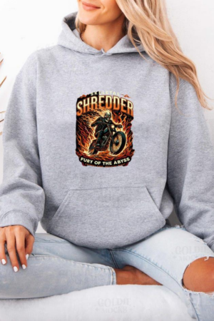 Coxcarrentals Woman Motorbike Happy Classic Hoodie