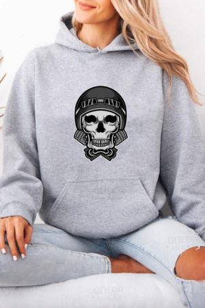 Coxcarrentals Woman Motorbike Peaceful Classic Hoodie